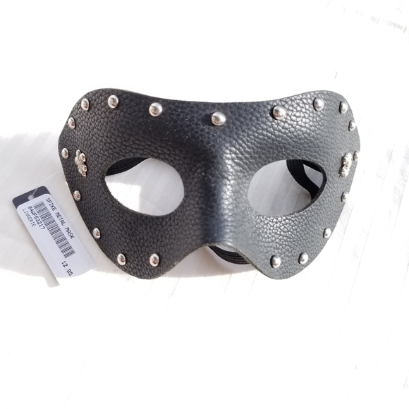 Lingerie Other - Spike Metal Leather Masquerade Mask